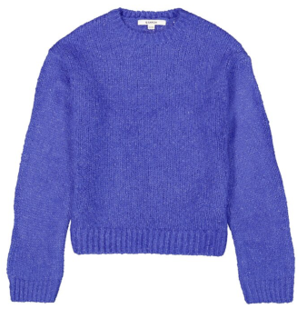 Garcia - Blauer flauschiger Pullover